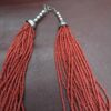 20 Strands necklace Possible Coral? Necklace 18" long - Image 5