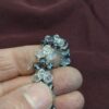 Beautiful Handmade Crystals bracelet white and purple fits 17cm diameter wrist