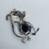 Monkey pendant with synthetic stones 4.5cm by 3cm - Image 2