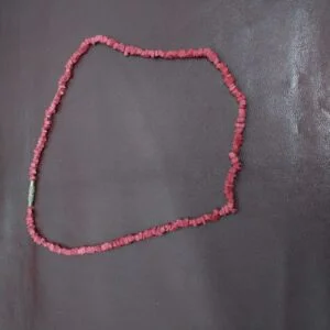 Red Maybe Coral stones Necklace 18" long