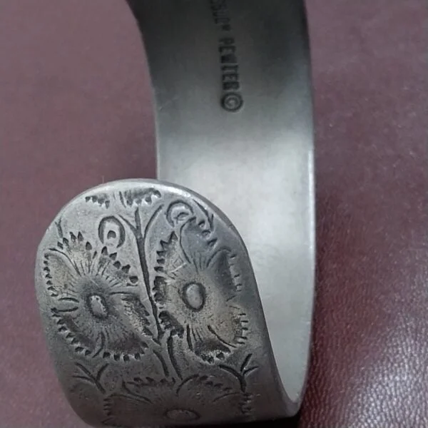 Sallsbury Pewter Handcuff Bracelet Month of October Bracelet ! - Image 5