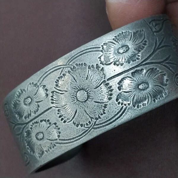 Sallsbury Pewter Handcuff Bracelet Month of October Bracelet ! - Image 6