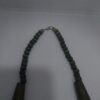 Vintage Handmade Large Green Beads Necklace Olive Green 28" long - Image 6