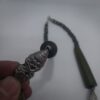 Vintage Handmade Large Green Beads Necklace Olive Green 28" long - Image 7