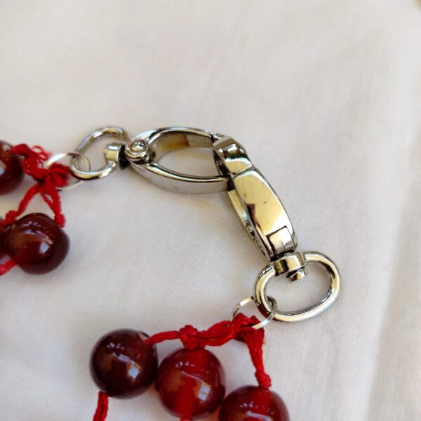 Beautiful multi layer red glass bead necklace - Image 6