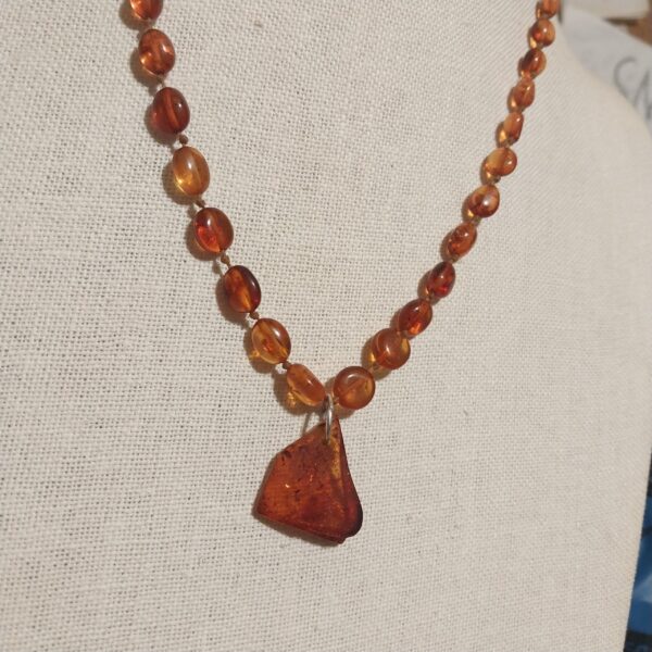 Natural amber neckace - Image 4
