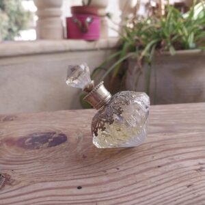vintage perfume bottle more than 70years old with perfume inside