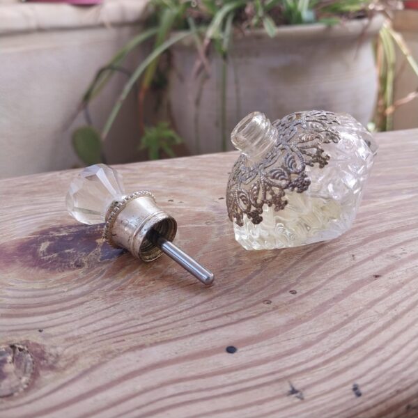 vintage perfume bottle more than 70years old with perfume inside - Image 3