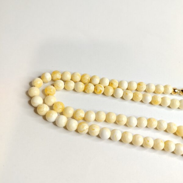 Amber Sand Prayer Beads Misbaha – Handcrafted Islamic Tasbih (99 Beads)مسبحة من تراب الكهرب 99 حبة اصليه 100% - Image 5