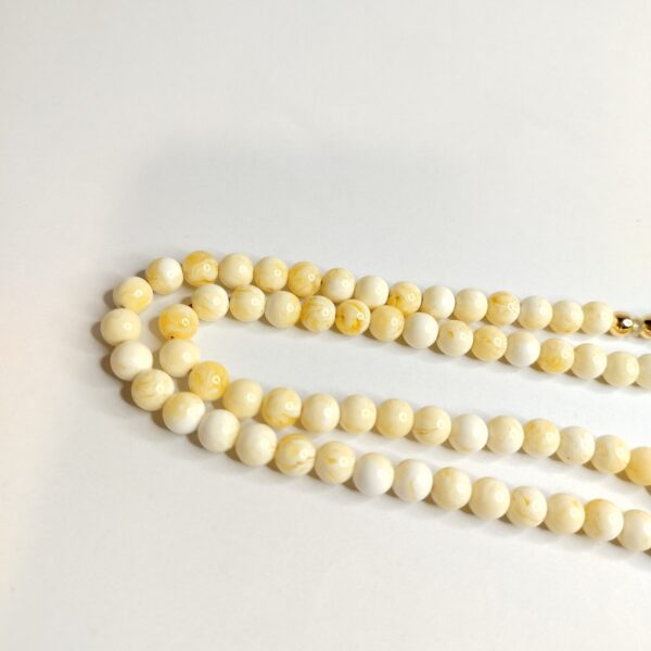 Amber Sand Prayer Beads Misbaha – Handcrafted Islamic Tasbih (99 Beads)مسبحة من تراب الكهرب 99 حبة اصليه 100% - Image 5