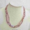 Blush Pink Multi-Strand Beaded Necklace
