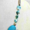 Turquoise & Abalone Shell Mixed Gemstone Necklace - Image 2