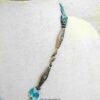 Turquoise & Abalone Shell Mixed Gemstone Necklace - Image 3