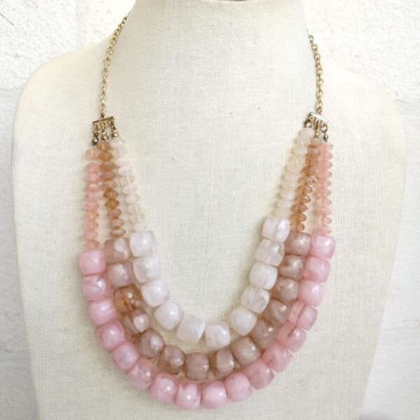 Multicolor Chunky Bead Statement Necklace
