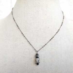 Vintage Owl Pendant Necklace