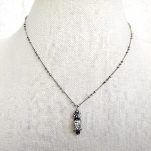 Vintage Owl Pendant Necklace