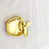 Red Apple Brooch Pin with Gold-Tone Back - Image 2