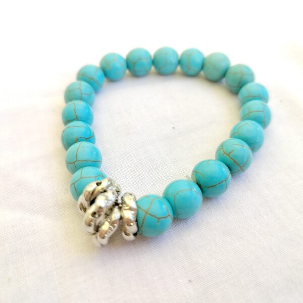 Turquoise Heart Pendant Boho Necklace