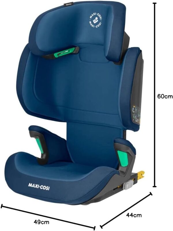 Maxi-Cosi Morion i-Size, Child Car Seat, Group 2 3 Car Seat, From 100 up to 150 cm, From approx. 3.5 year up to 12 years, 15-36 kg, Basic Blue - Image 6