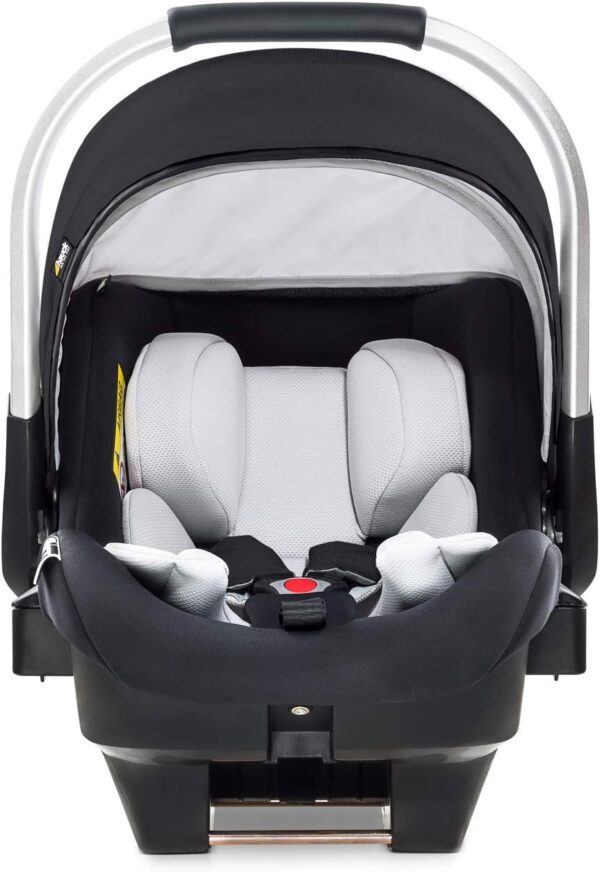 Hauck Ipro Baby I-Size Carrier With Two Piece Newborn Reducer, Evolutive, Lightweight, Compatible Isofix Base, Car Seat For Group 0+ Up To 13 Kg, Black - Image 20