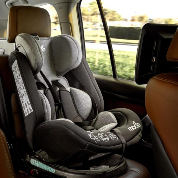 The Moon Brand Rover -Baby/Infant Car seat Group(0+,1,2,3) (0-12 years) 360° Rotate - Grey - Image 7