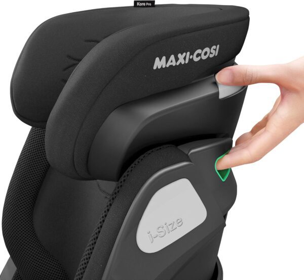 Maxi-Cosi Kore Pro I-Size Child Car Seat, Isofix Installation, Clickassist, 3.5-12 Years, 100-150 cm, Authentic Black - Image 18