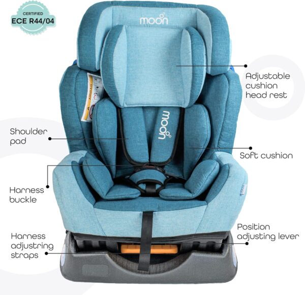 Moon - Sumo Babyinfant Car Seat Group 0,1,2 - Aqua Blue - Image 2