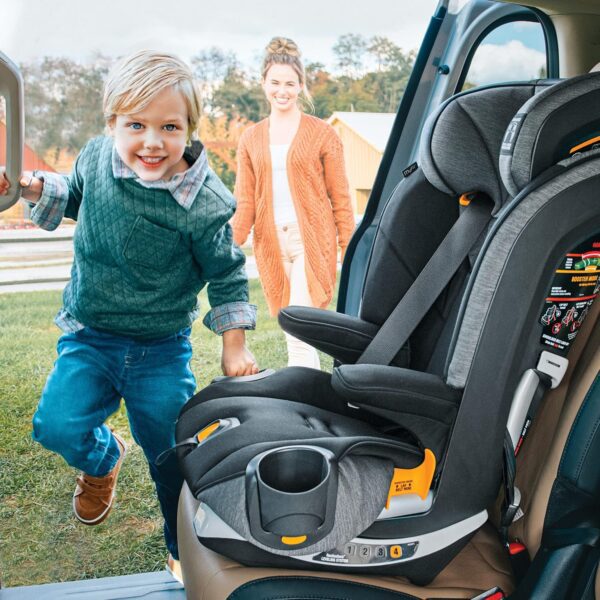 Chicco MyFit ClearTex Harness + Booster Car Seat 2y-12y, Shadow - Image 5