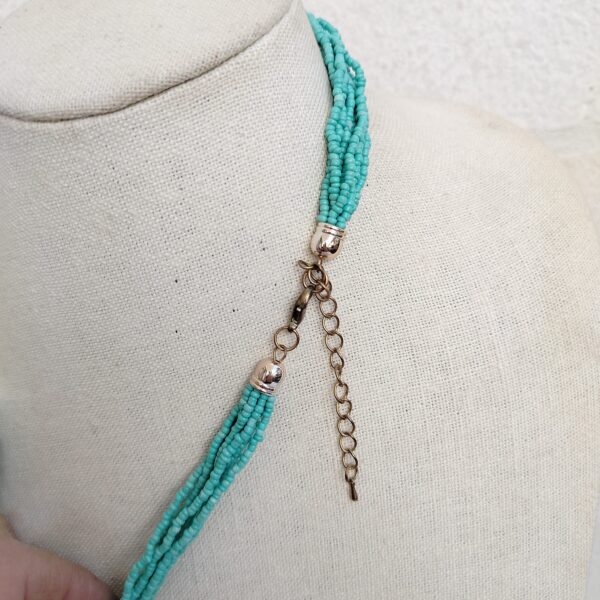 Hanade blue beads necklace - Image 3