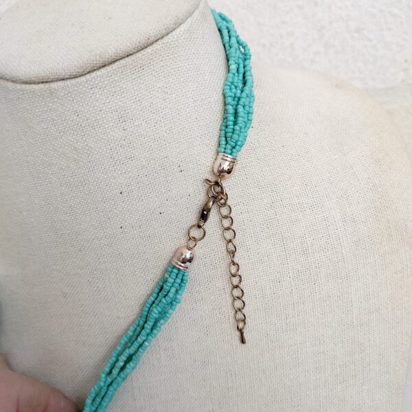 Hanade blue beads necklace - Image 3