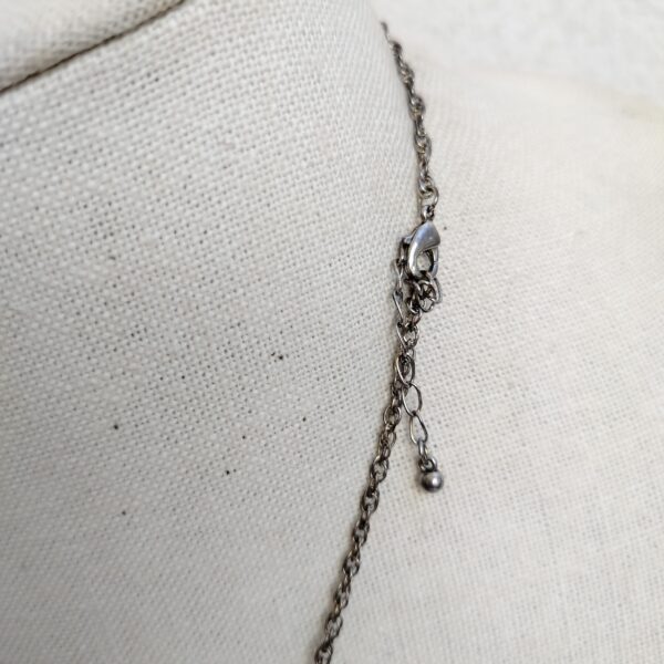 Copper Disc Crescent Long Necklace - Paparazzi - Image 3