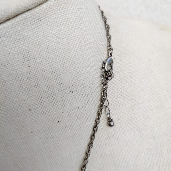 Copper Disc Crescent Long Necklace - Paparazzi - Image 3