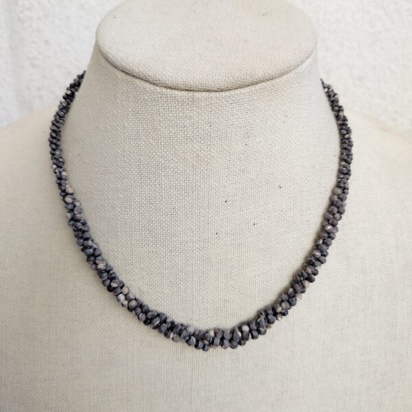 Natural stone necklace