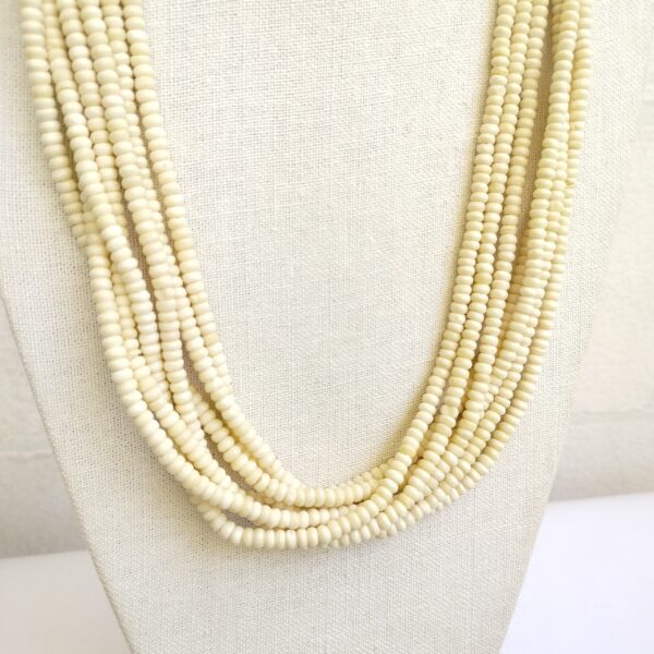 Hand Made Beaded Multi Strand Necklace - Image 4