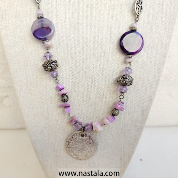 Necklace/Natural stones/ Amethyst - Image 4