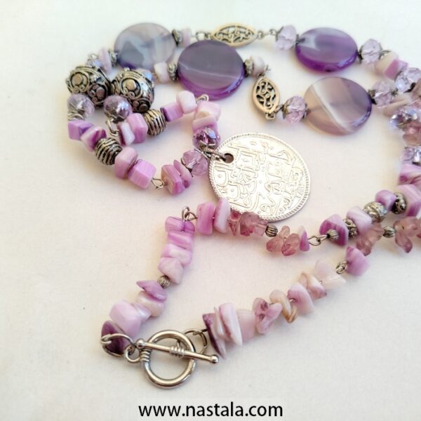 Necklace/Natural stones/ Amethyst - Image 3