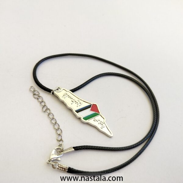 Palestine Map Necklace - Image 3