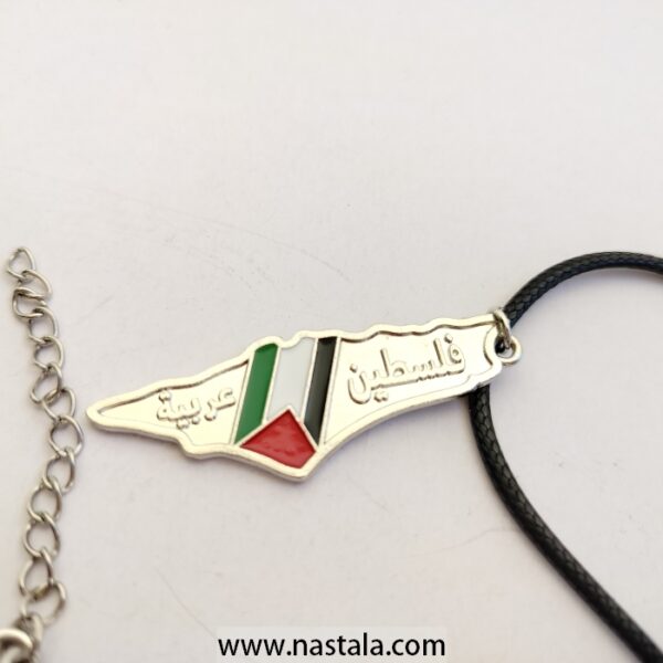 Palestine Map Necklace - Image 2