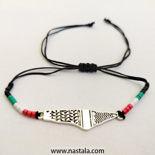 Palestine Map Bracelet
