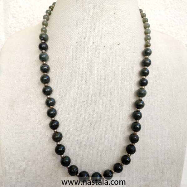 Natural Jade Stone Beads Necklace