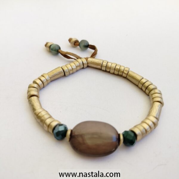 Heavy Brass Rings Bracelet