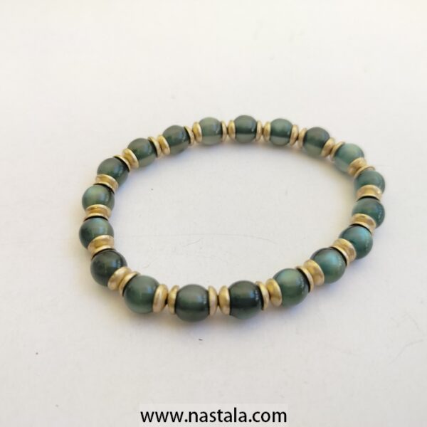 Natural Jade Stones Bracelet - Image 2